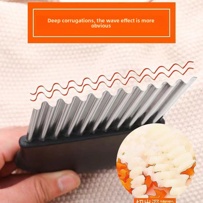 Pattern Wave cutter stainless steel wolf tooth potato cutter