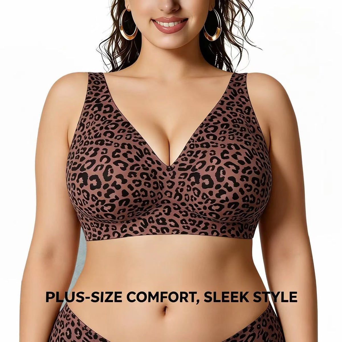 Women Seamless Push Up Bra Wirefree Comfort Full Coverage Daily Bra
