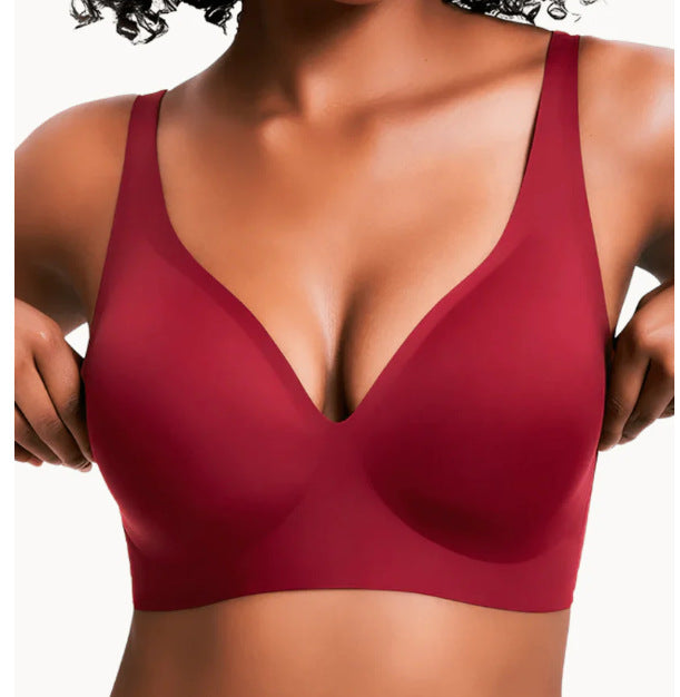 Women Seamless Push Up Bra Wirefree Comfort Full Coverage Daily Bra