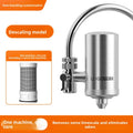 304 Stainless Steel Faucet Water Filter Pre-Filter Descaling Purifier
