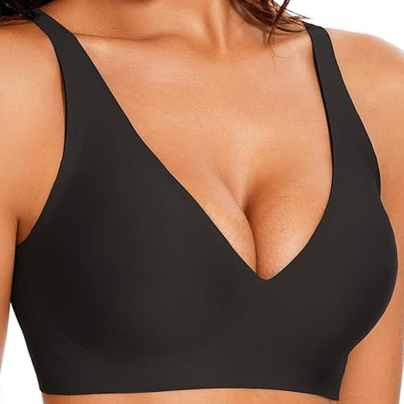 Women Seamless Push Up Bra Wirefree Comfort Full Coverage Daily Bra