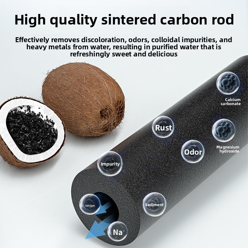 304 Stainless Steel Faucet Water Filter Pre-Filter Descaling Purifier